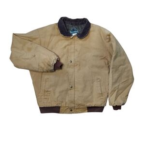 Vintage Bercowear Canvas Work Jacket Grunge Gorpcore